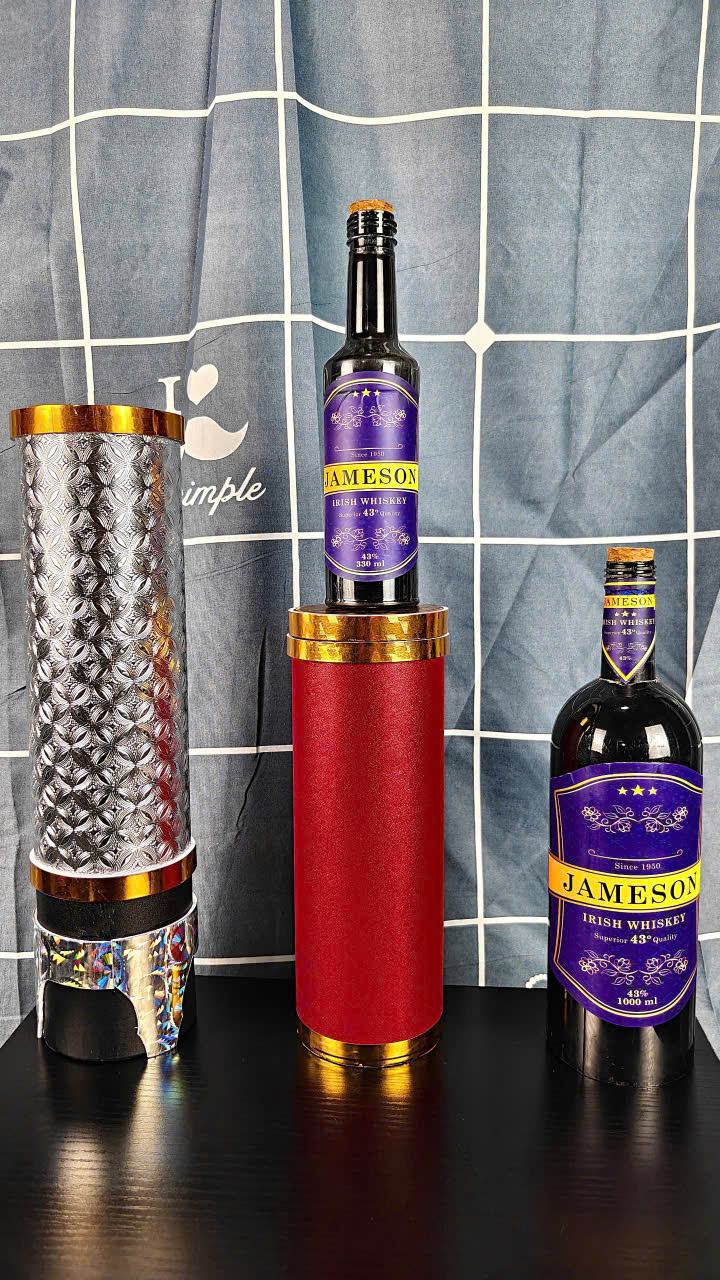 Chai rượu lớn thành rượu nhỏ 3 in 1