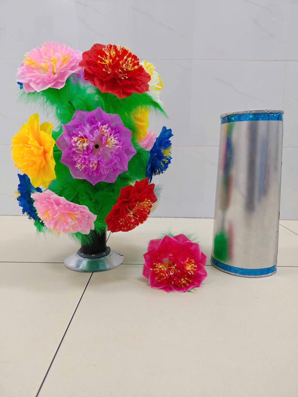 Ống tròn hoa bông
